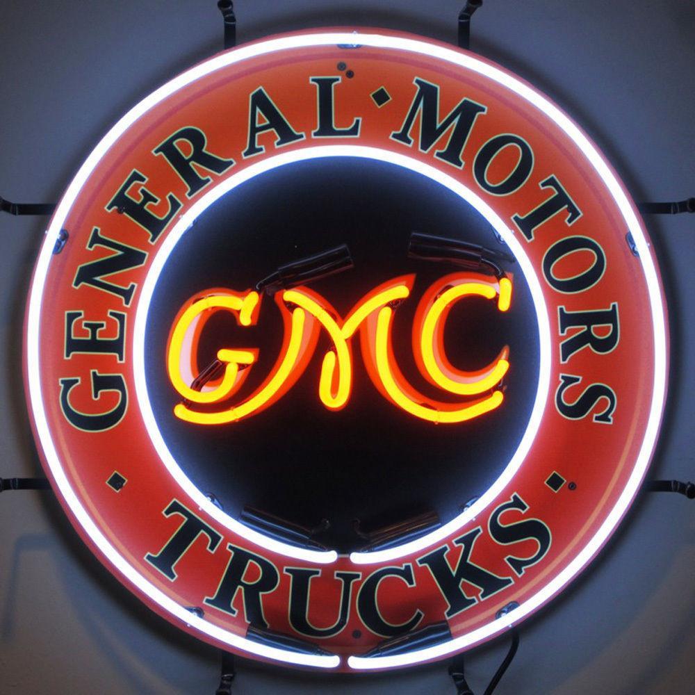 General Motor Trucks GMC Chevy Chevrolet Garage Neon Sign